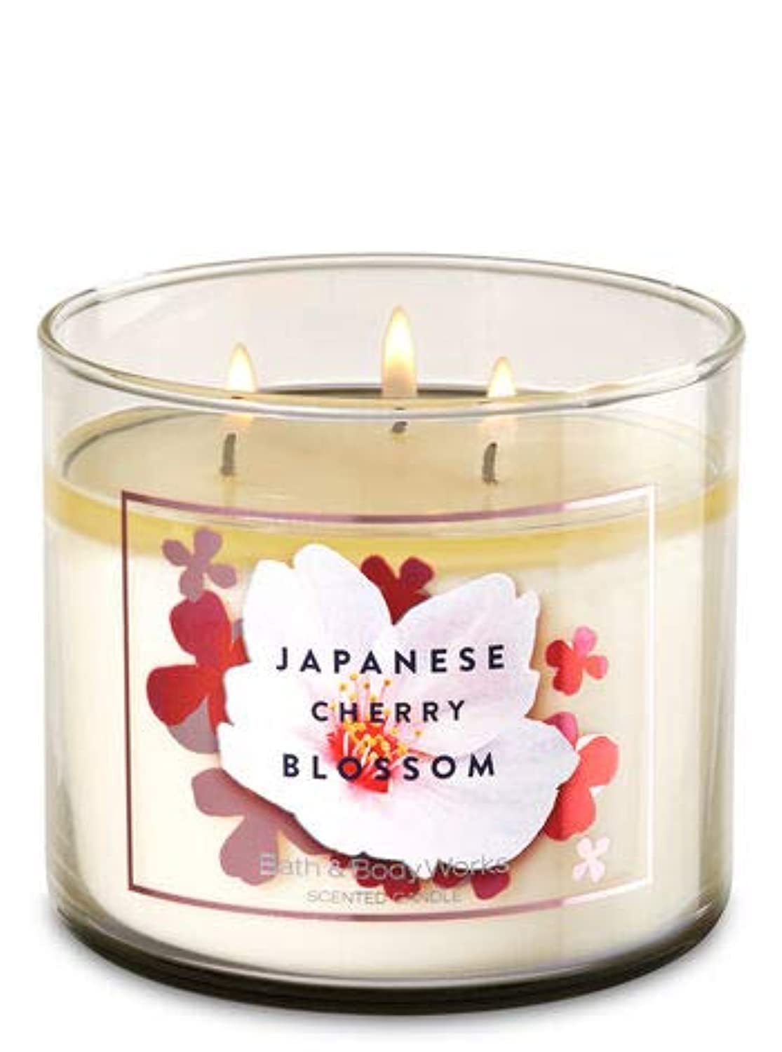 Foto 2 pulgar | Candle Bath & Body Works, Flor De Cerezo Japonés, 3 Mechas, 430 Ml - Venta Internacional.