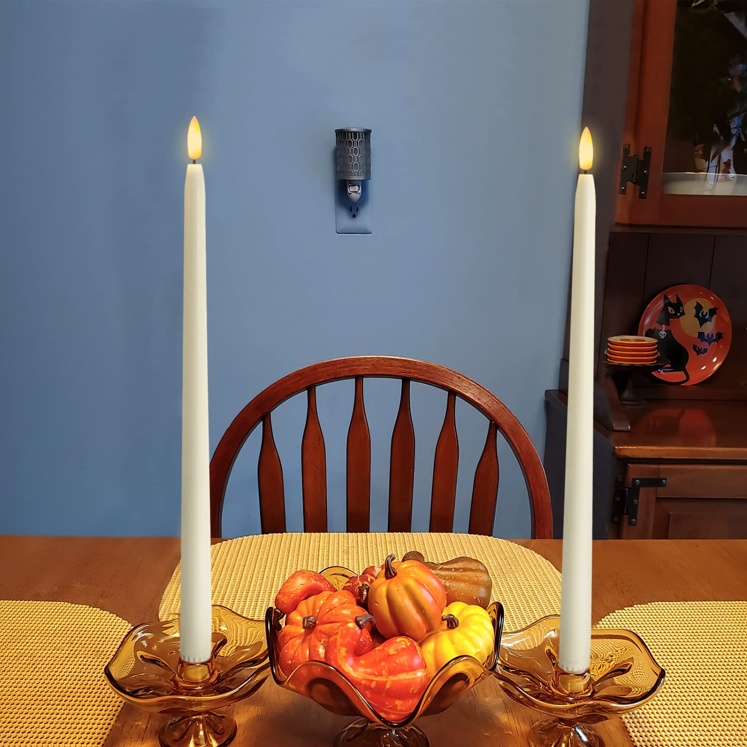 Foto 4 pulgar | Velas Cónicas Sin Llama Homemory Ivory De 38 Cm Con Mando A Distancia, 6 Unidades - Venta Internacional.