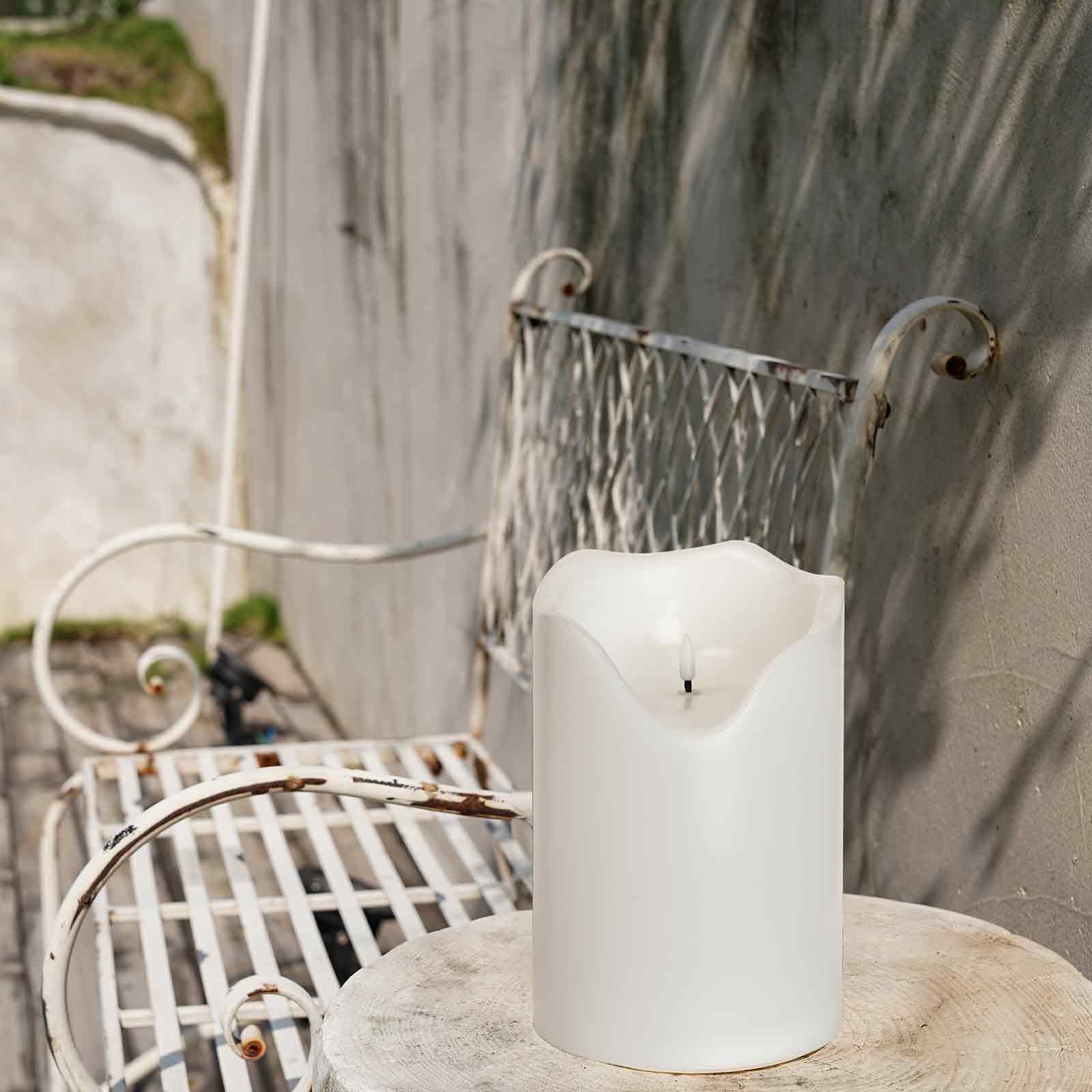 Foto 4 pulgar | Vela Decorativa Homemory Blanca-Venta Internacional