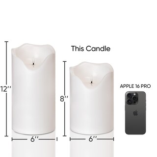 Foto 7 | Vela Decorativa Homemory Blanca-Venta Internacional