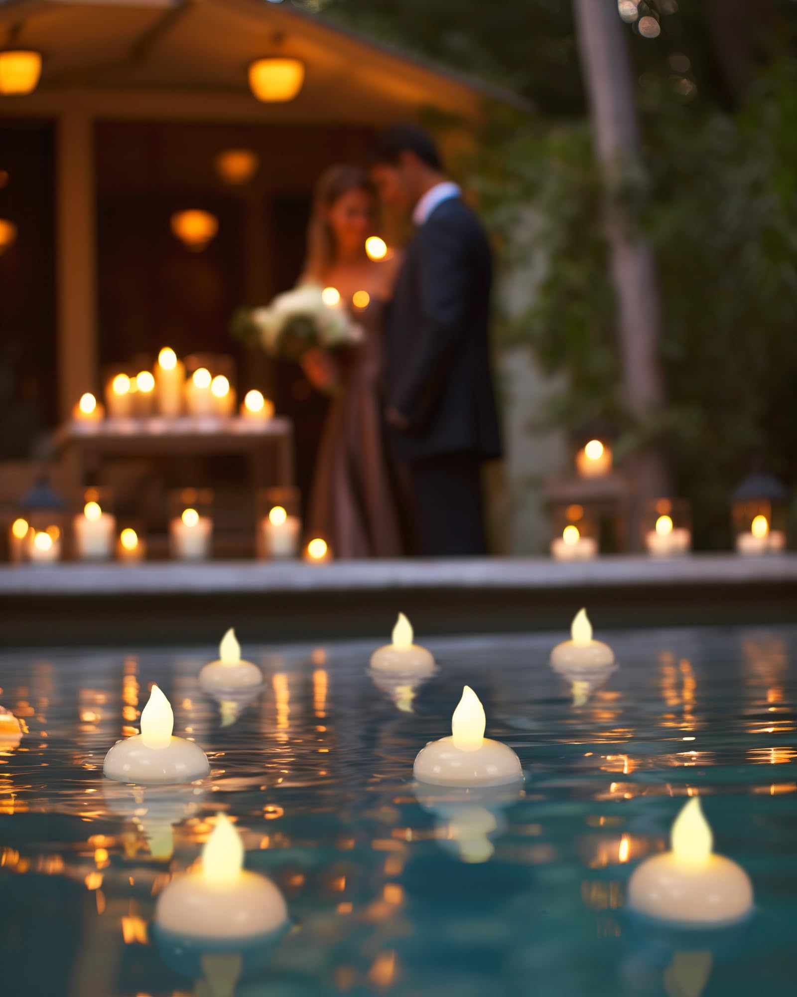 Foto 7 pulgar | Velas Flotantes Sin Llama Homemory, Paquete De 48, Impermeables - Venta Internacional.