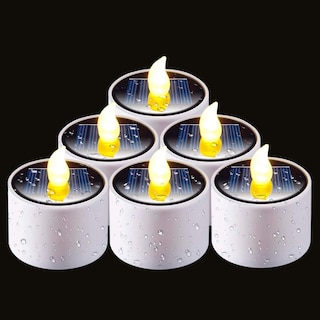 Foto 1 | Velas Solares Homemory Impermeables Para Exteriores, Paquete De 6 - Venta Internacional.