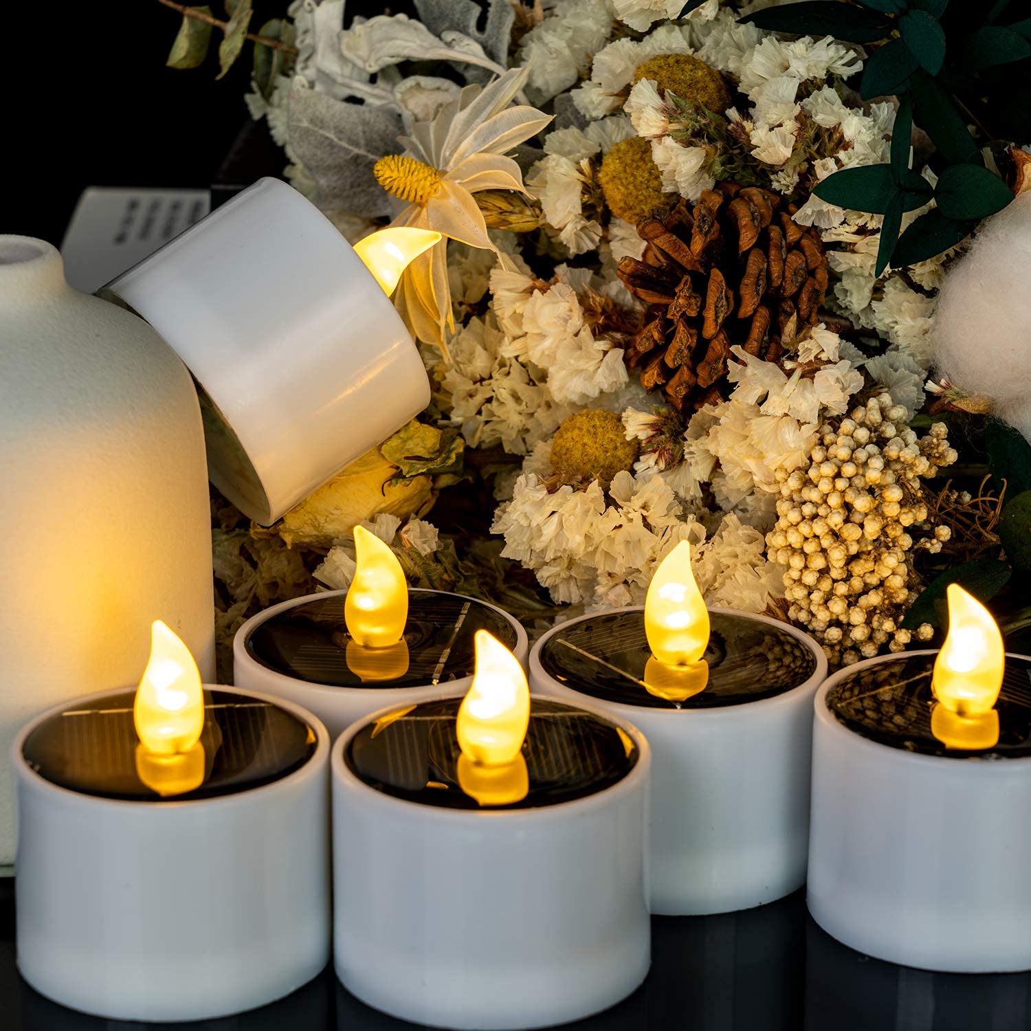 Foto 8 pulgar | Velas Solares Homemory Impermeables Para Exteriores, Paquete De 6 - Venta Internacional.