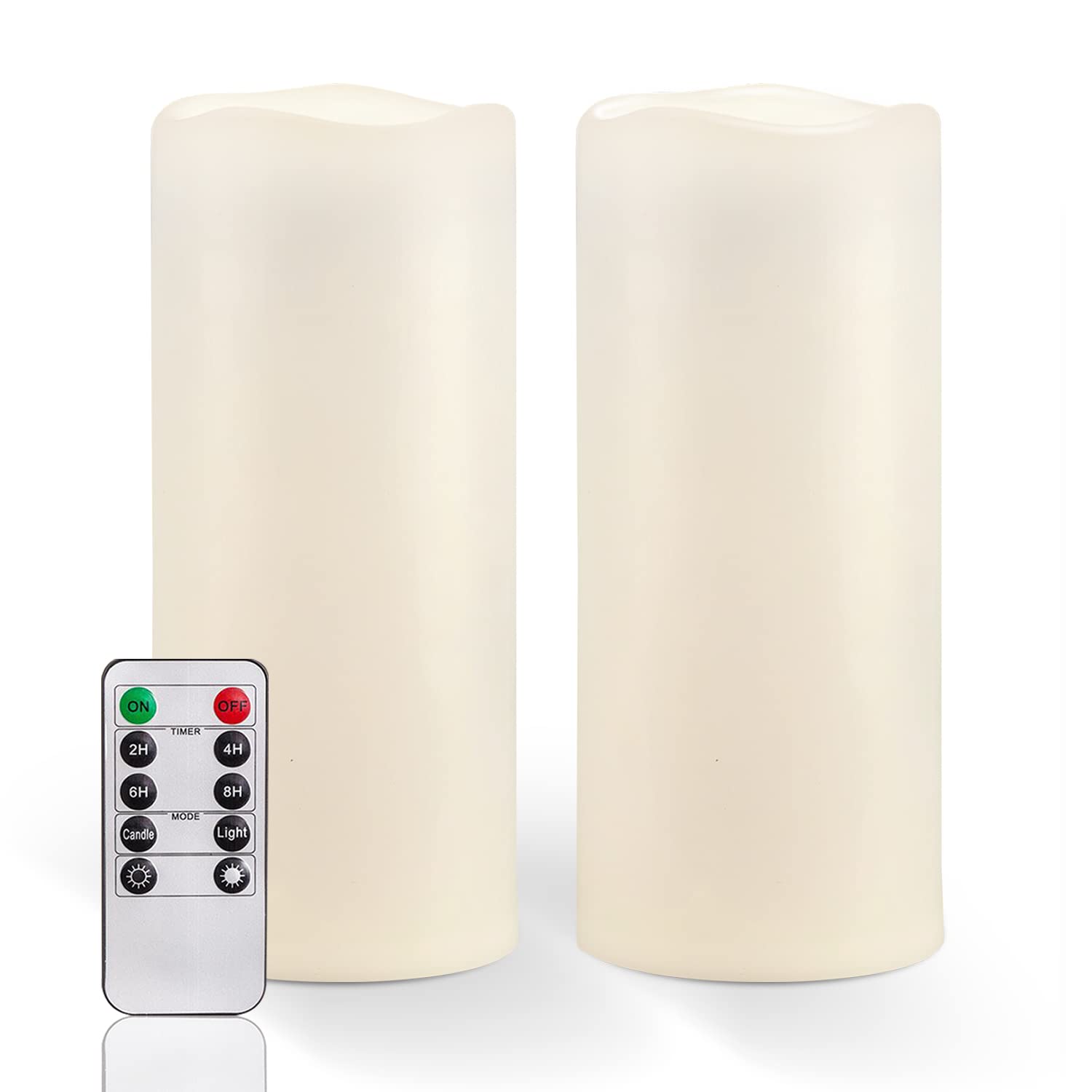 Foto 1 | Velas Sin Llama Homemory A Prueba De Agua Con Mando A Distancia, 10 X 4 - Venta Internacional.