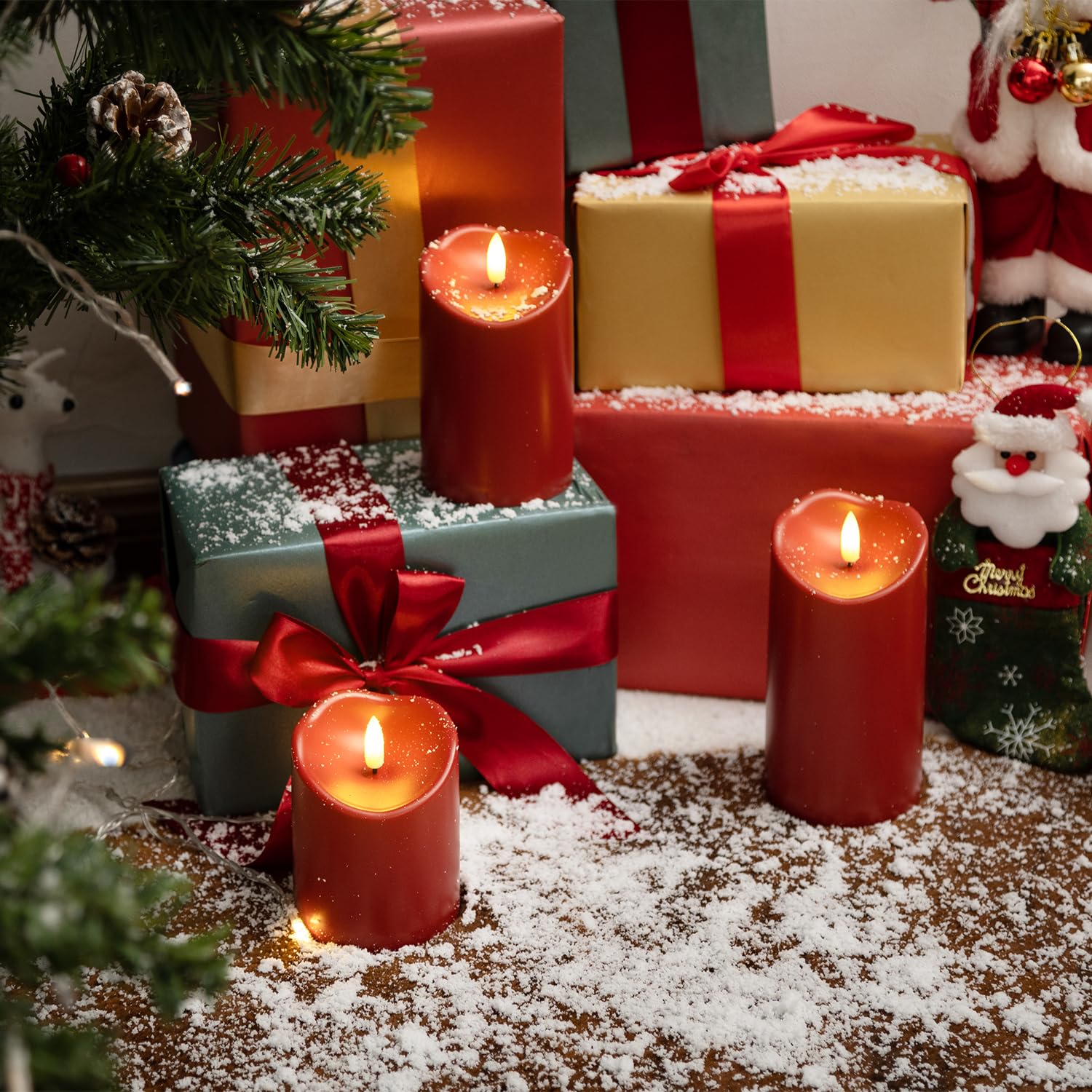 Foto 3 pulgar | Velas Led Homemory de 3 Piezas con Control-Venta Internacional