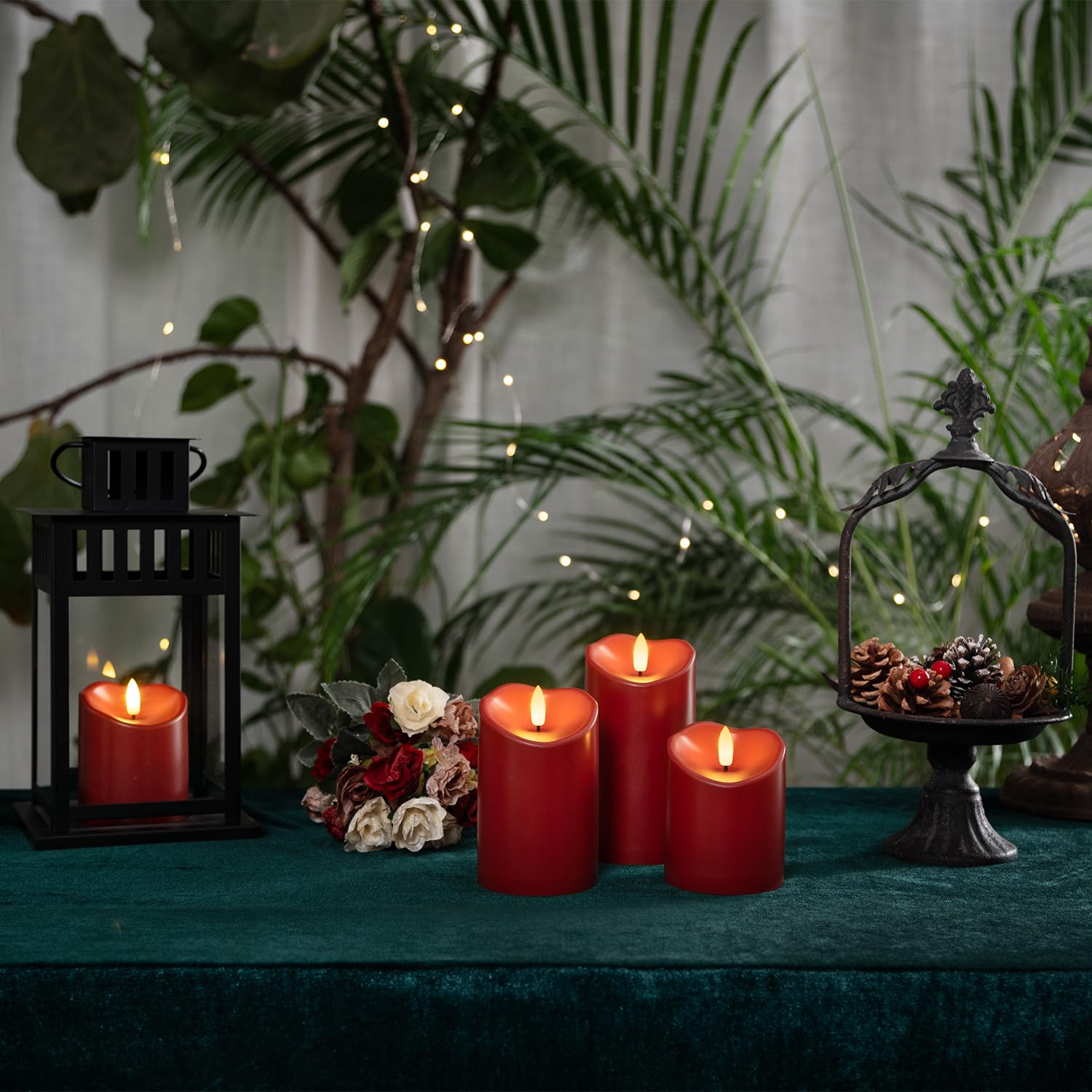 Foto 6 pulgar | Velas Led Homemory de 3 Piezas con Control-Venta Internacional