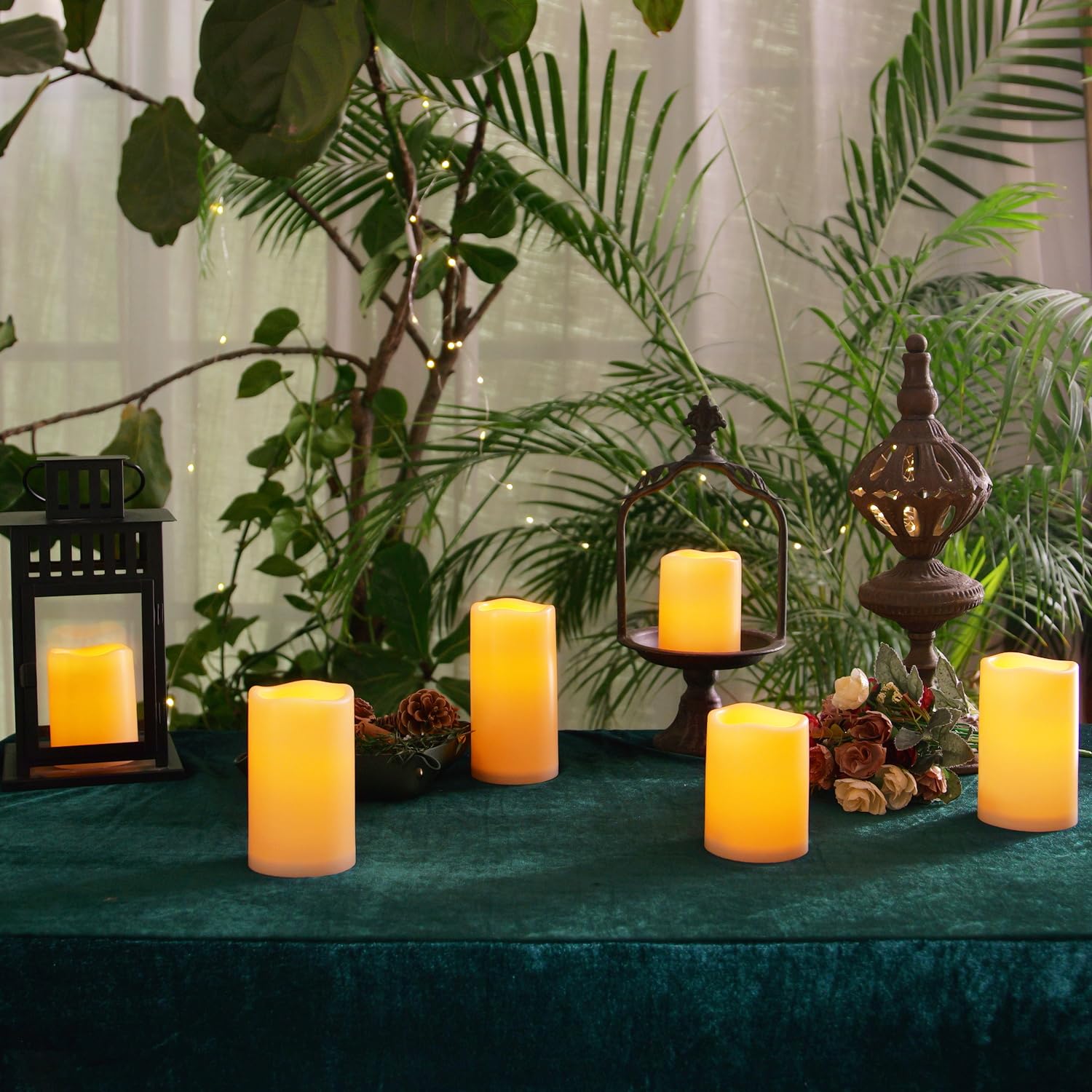 Foto 3 pulgar | Velas Led Homemory de 9 Piezas con Control-Venta Internacional