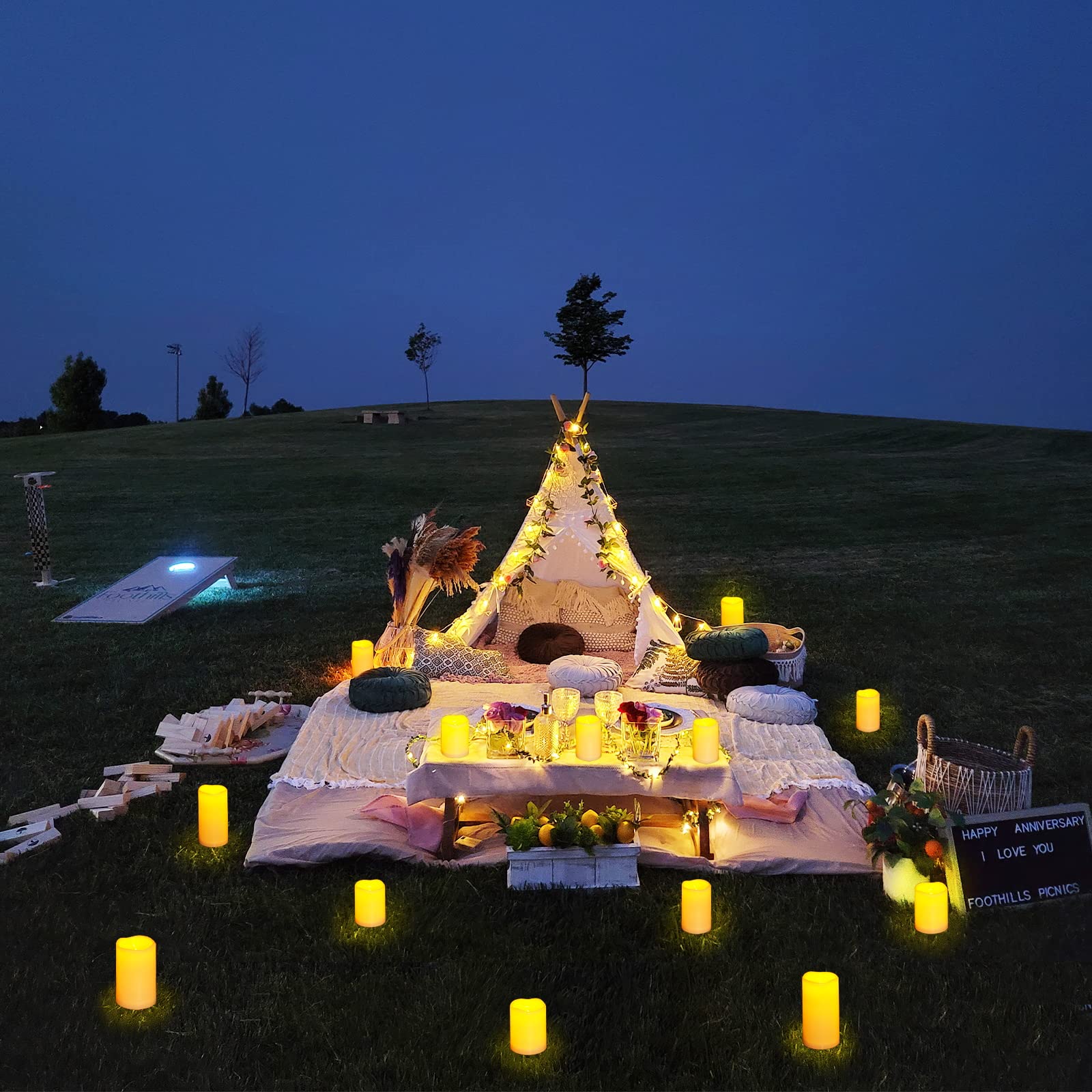 Foto 5 pulgar | Velas Led Homemory de 9 Piezas con Control-Venta Internacional