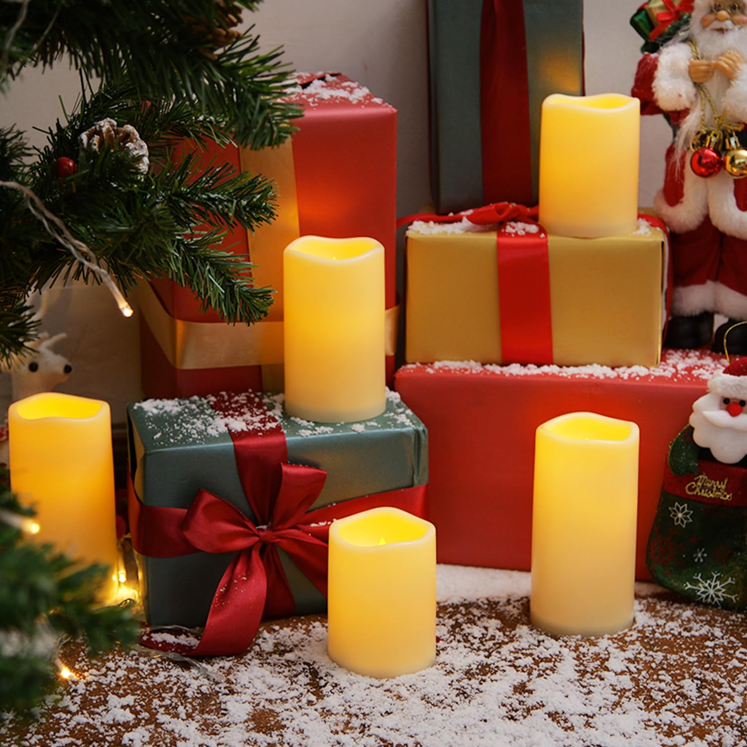 Foto 8 pulgar | Velas Led Homemory de 9 Piezas con Control-Venta Internacional