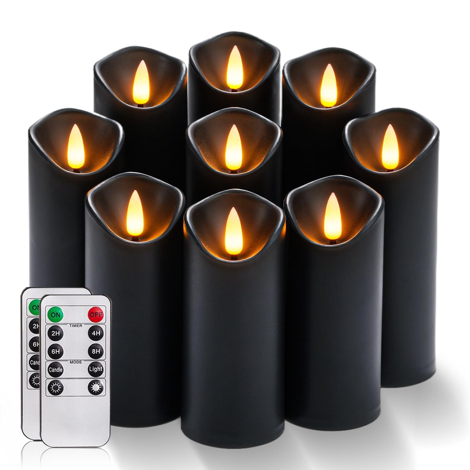 Foto 2 pulgar | Velas Led Homemory de 9 Piezas con Control-Venta Internacional