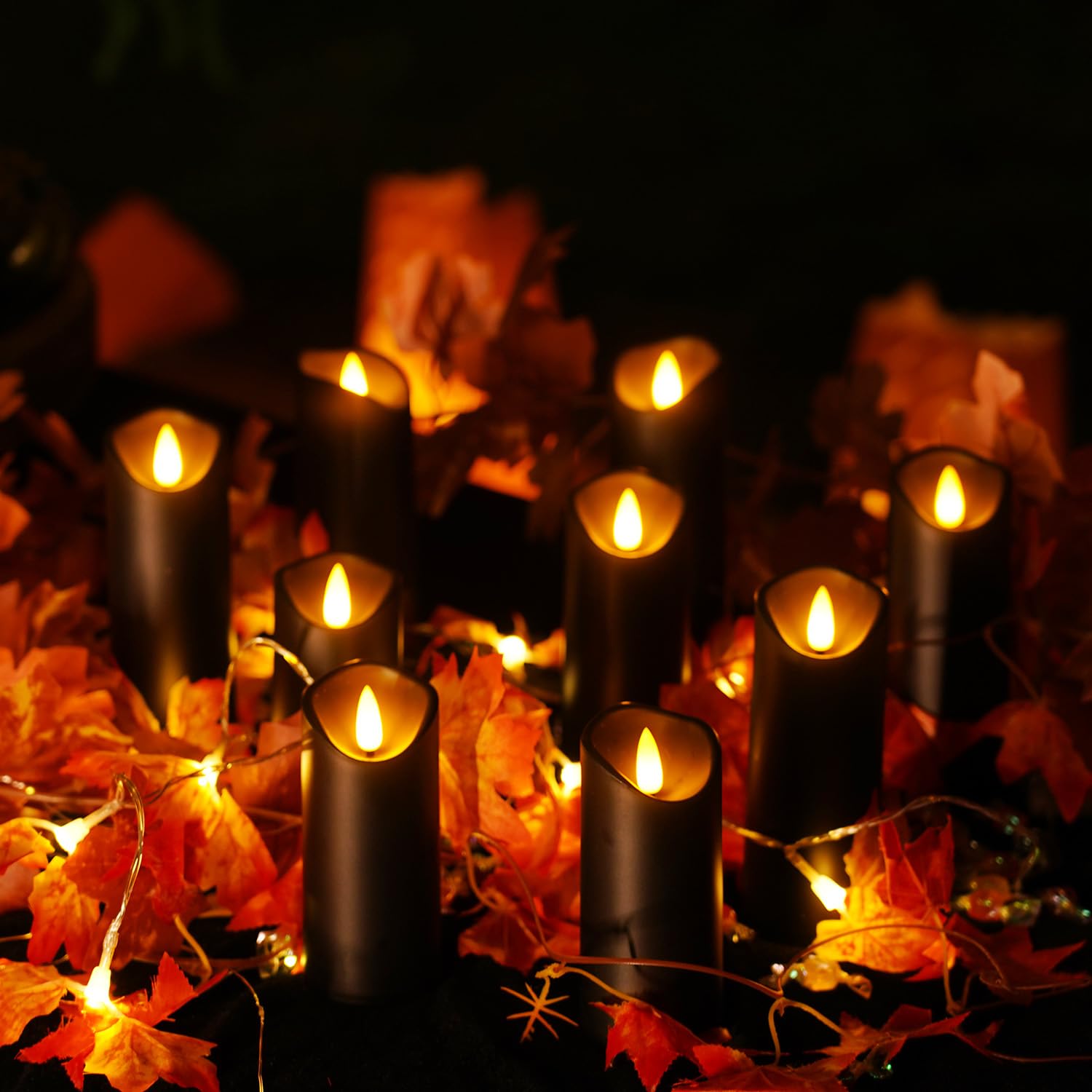 Foto 6 pulgar | Velas Led Homemory de 9 Piezas con Control-Venta Internacional