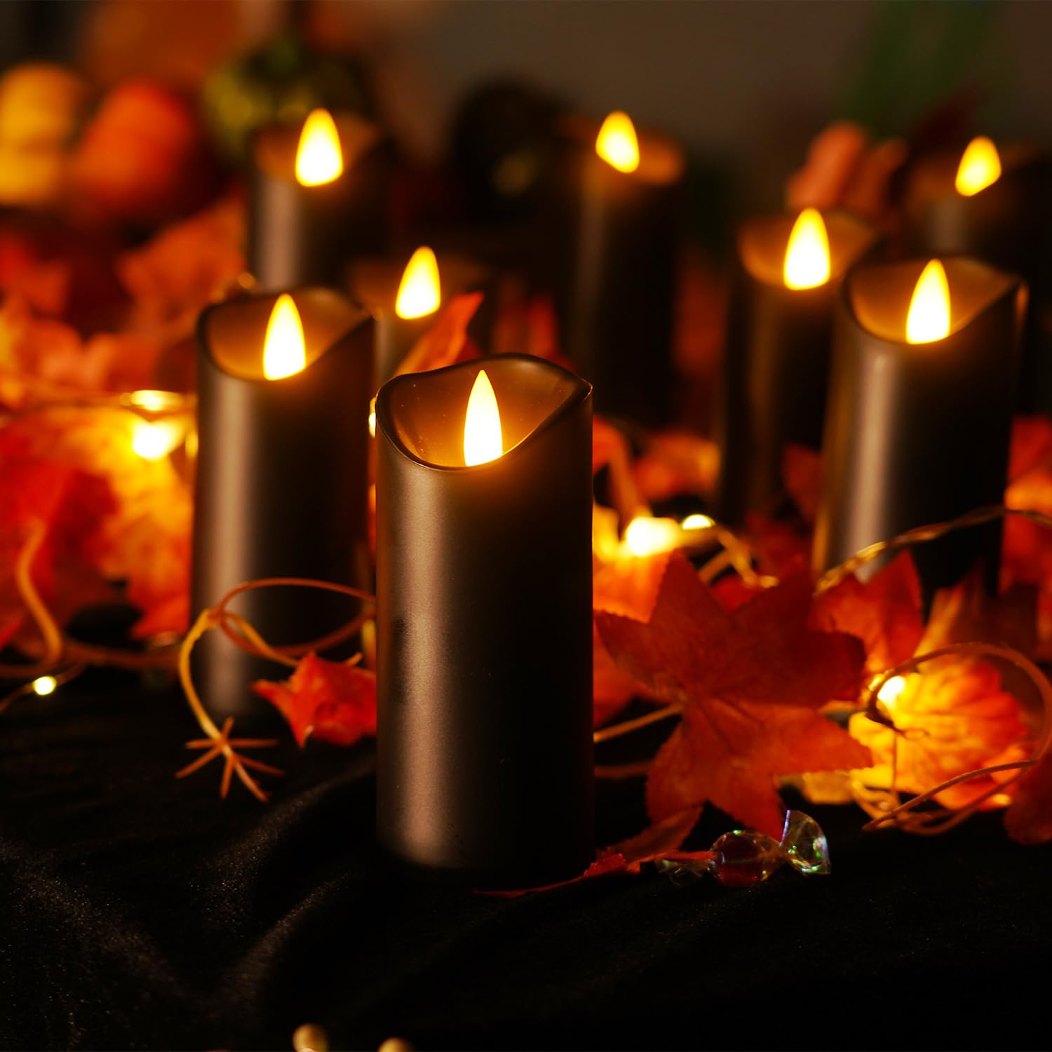 Foto 8 pulgar | Velas Led Homemory de 9 Piezas con Control-Venta Internacional