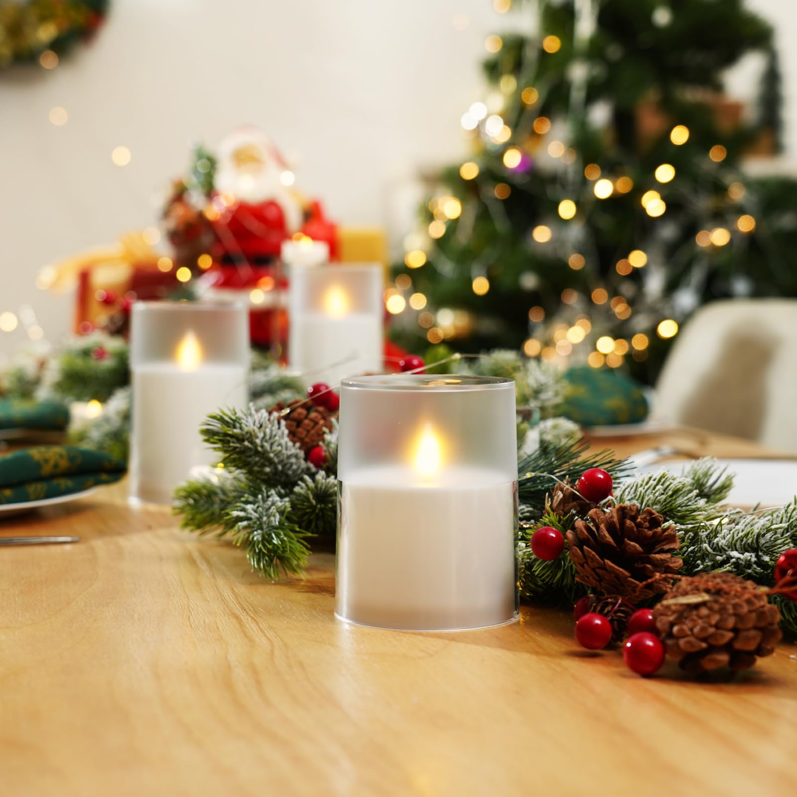 Foto 4 pulgar | Velas Led Homemory de 3 Piezas con Control-Venta Internacional