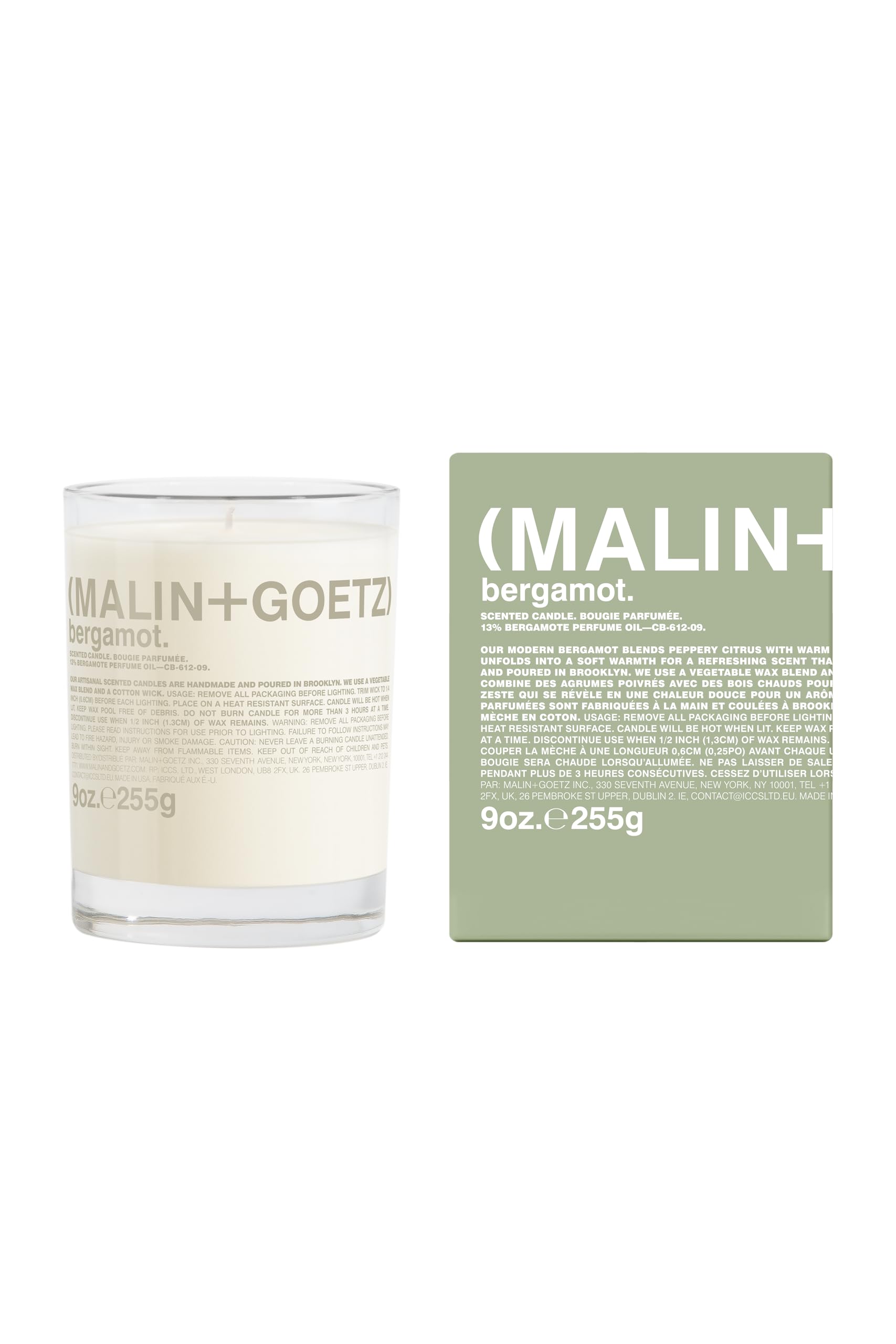 Foto 2 pulgar | Vela Malin+goetz Con Aroma A Bergamota, 265 Ml, Vegana, Libre De Crueldad Animal - Venta Internacional.