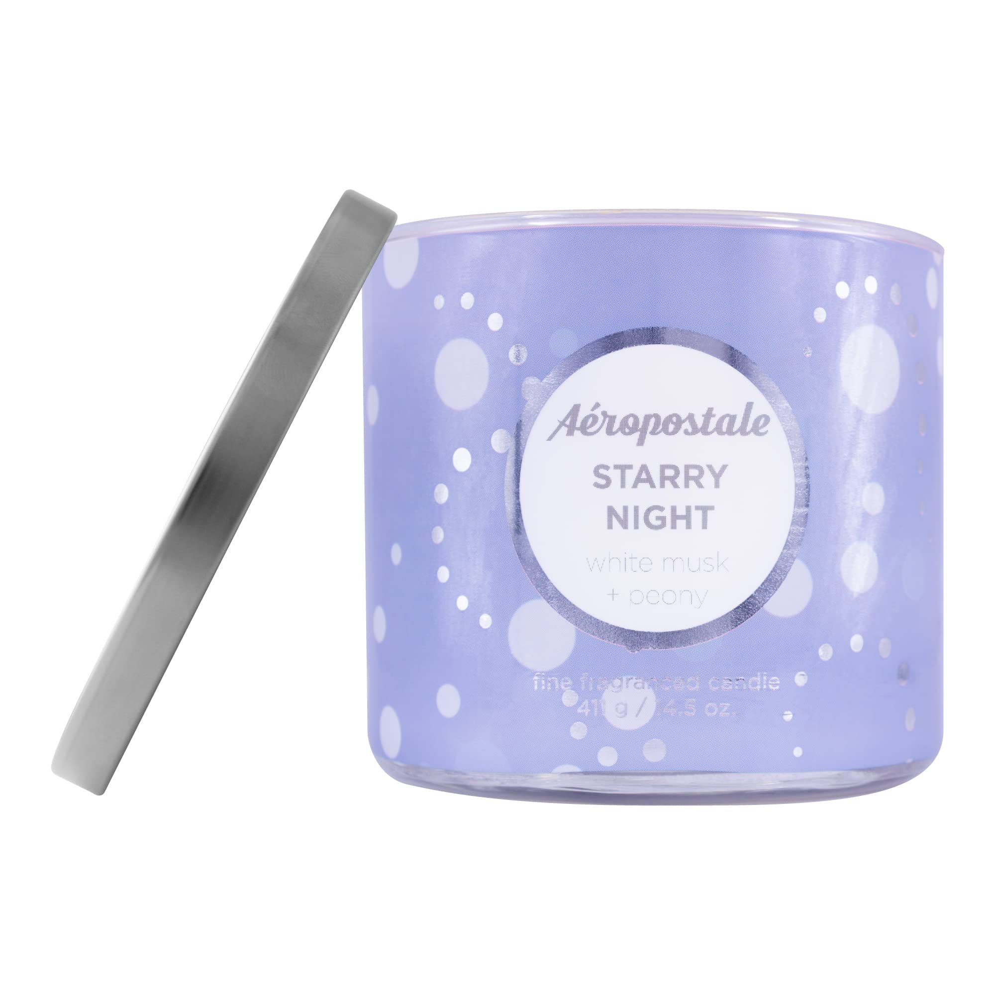 Foto 2 pulgar | Vela Aromática Aeropostale Starry Night Soy Con 60 Horas De Combustión - Venta Internacional.