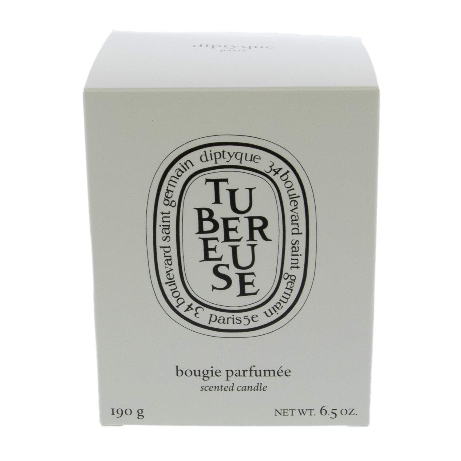 Foto 4 pulgar | Vela Diptyque Tubereuse Perfumada Blanco Mecha de Algodón sin Plomo - Venta Internacional