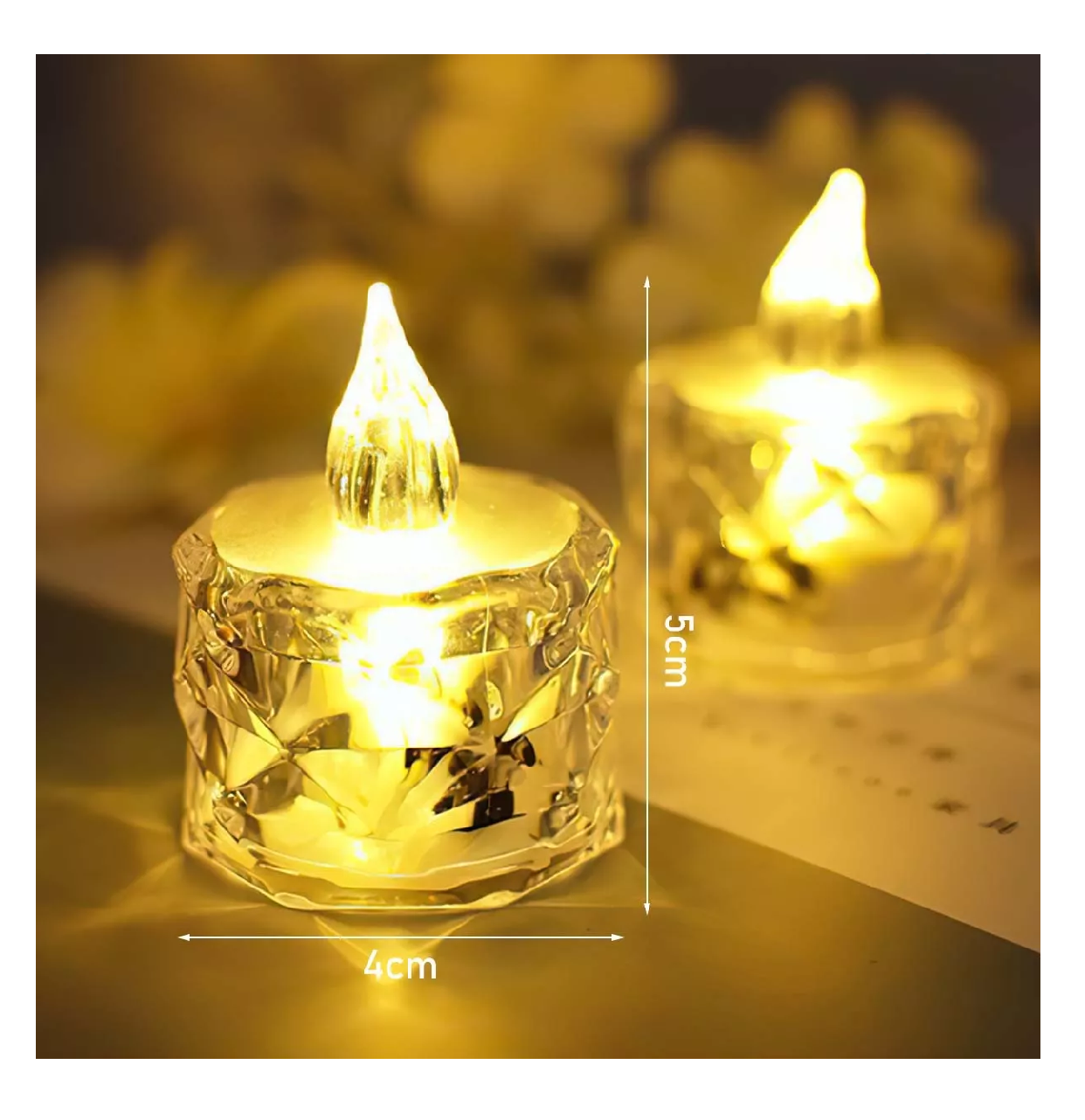 Foto 5 pulgar | Velas Led para Decorar 24 Piezas