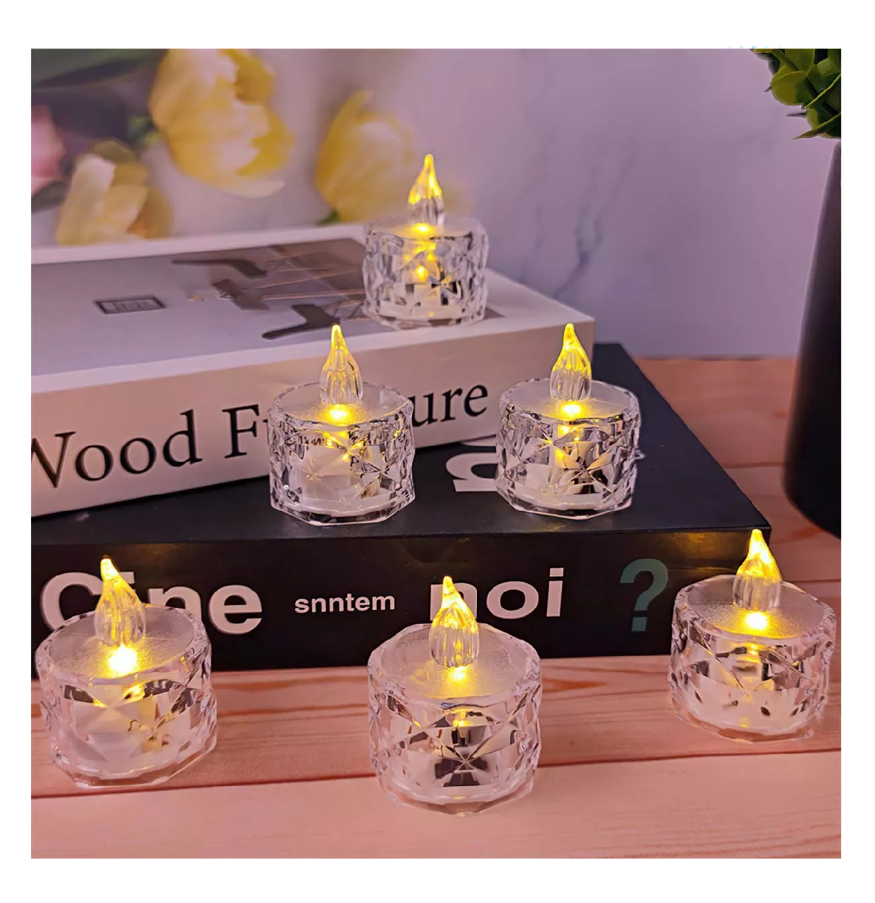 Foto 6 pulgar | Velas Led para Decorar 24 Piezas