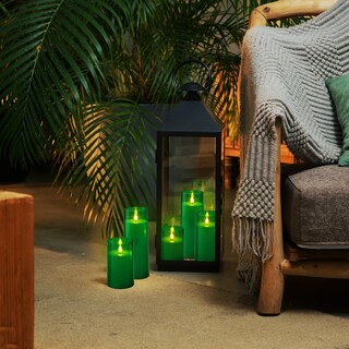 Foto 4 | Velas Sin Llama Homemory Green Led Con Mando A Distancia, Juego De 5 - Venta Internacional.