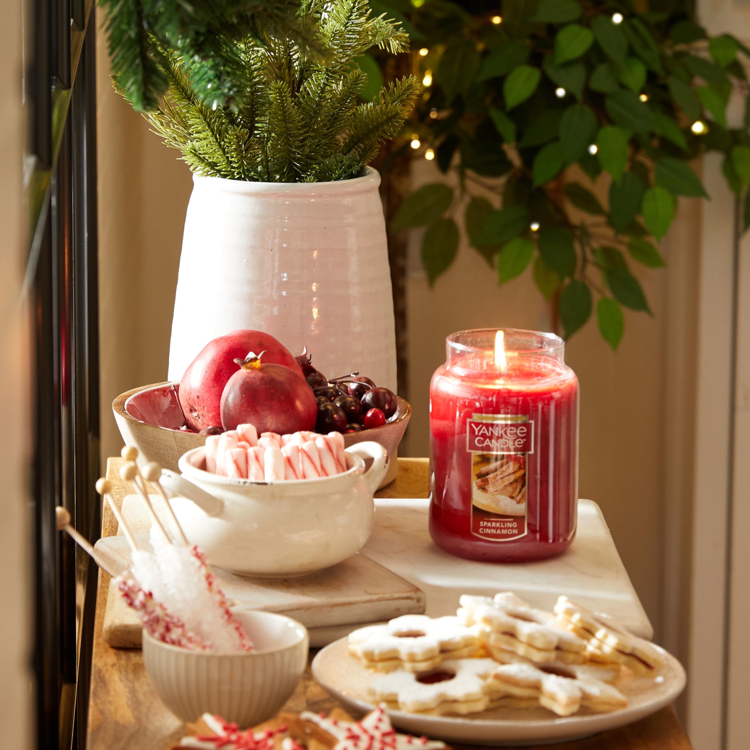 Foto 4 | Candle Yankee Candle Con Aroma A Canela Espumosa, 650 Ml - Venta Internacional.