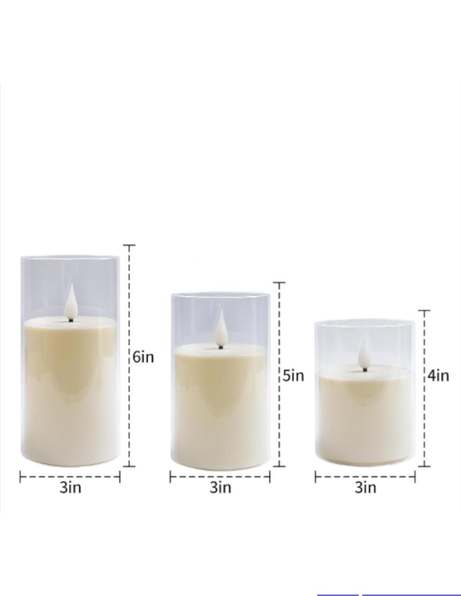 Foto 4 | Velas Led Recargable 3pz + Termo De Agua Güish