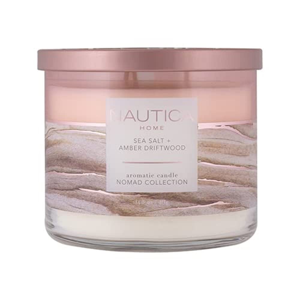 Foto 1 | Candle Nautica, Tamaño Grande, Con Aroma A Sal Marina Y Madera Flotante Ámbar, Soja - Venta Internacional.