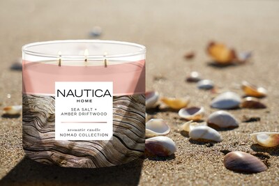 Foto 4 | Candle Nautica, Tamaño Grande, Con Aroma A Sal Marina Y Madera Flotante Ámbar, Soja - Venta Internacional.