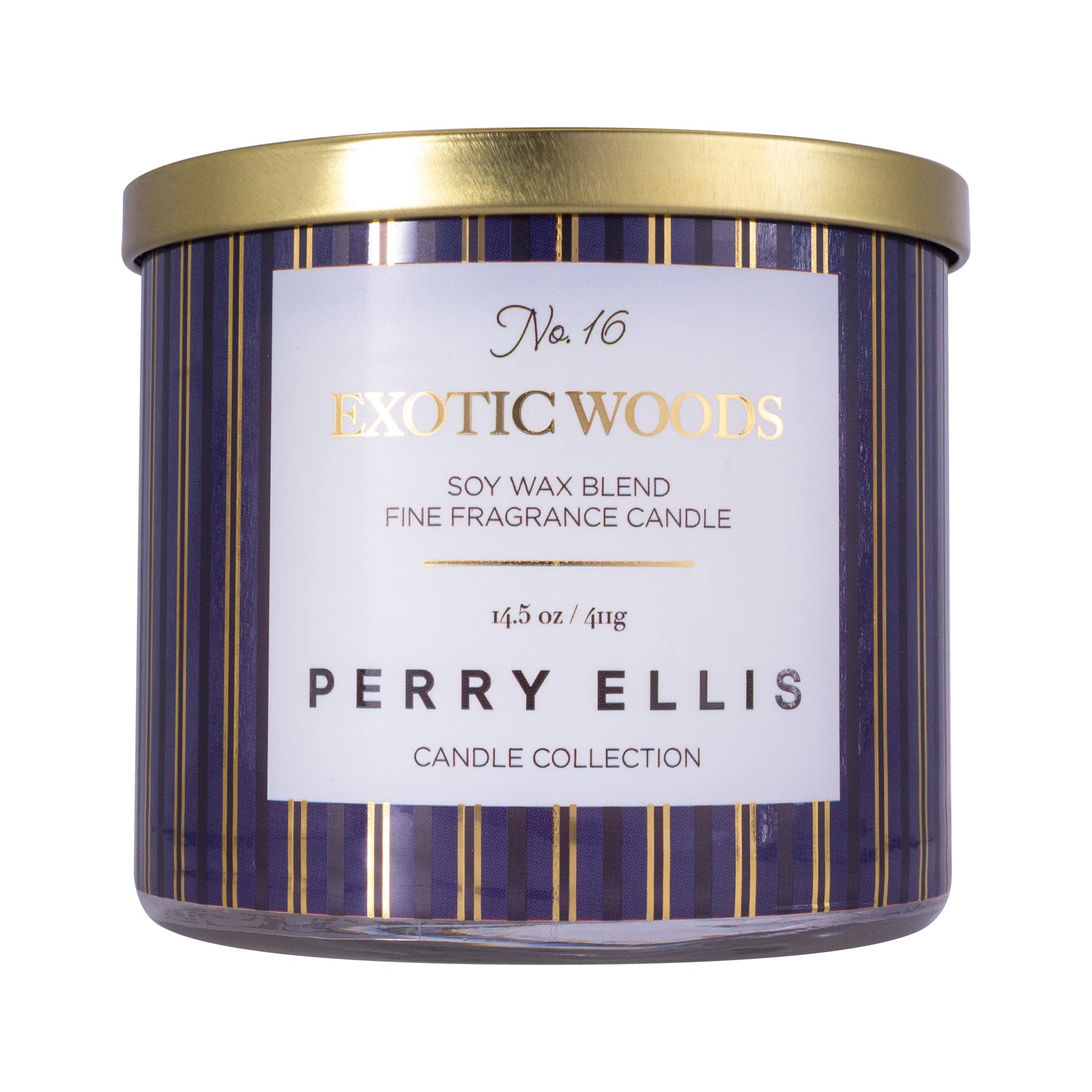 Foto 1 | Vela Aromática Perry Ellis Exotic Woods, Soja, 60 Horas De Combustión - Venta Internacional.