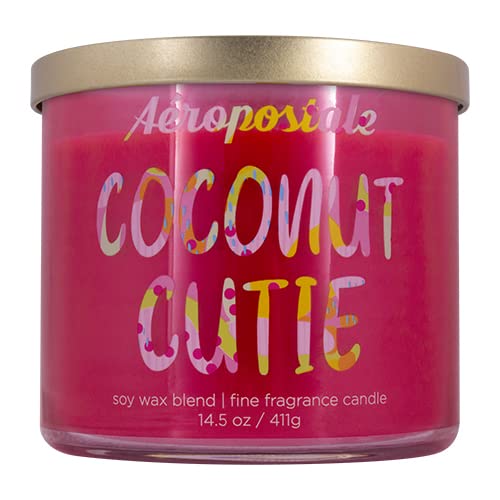 Vela Aromática Aeropostale Coconut Cutie Soy, 60 Horas De Combustión - Venta Internacional.