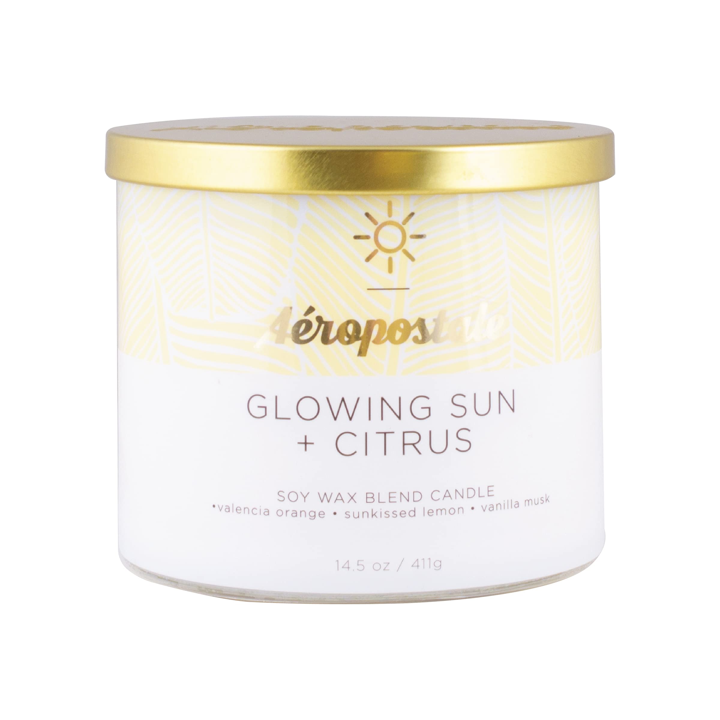 Foto 2 | Vela Aromática Aeropostale Glowing Sun + Citrus, 60 H De Duración De Combustión - Venta Internacional.