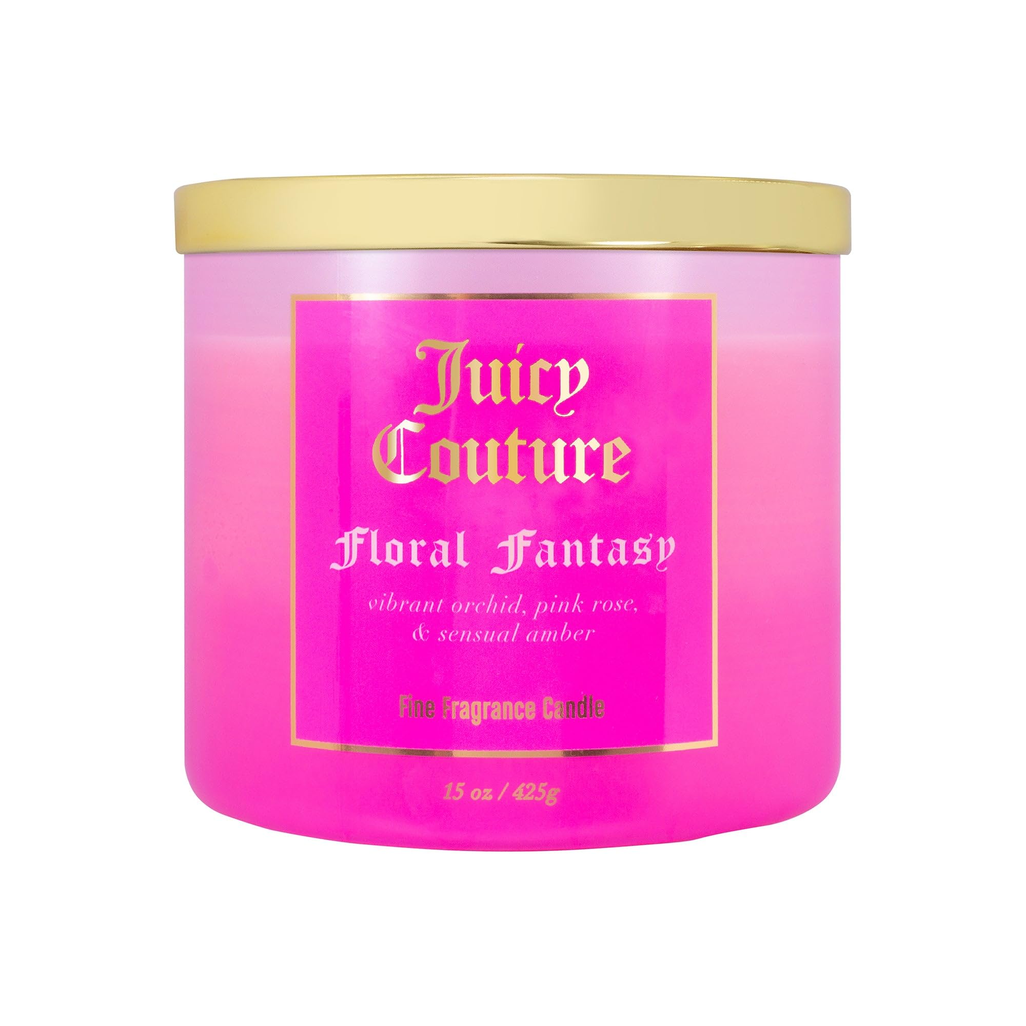 Candle Juicy Couture Floral Fantasy Con Fragancia De Larga Duración - Venta Internacional.
