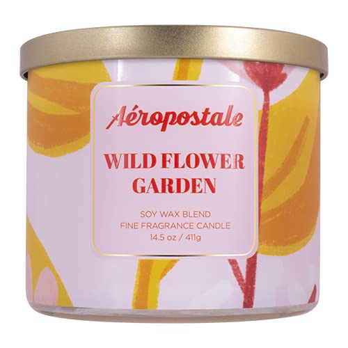 Foto 2 pulgar | Vela Aromática Aeropostale Wild Flower Garden, 60 Horas De Combustión - Venta Internacional.