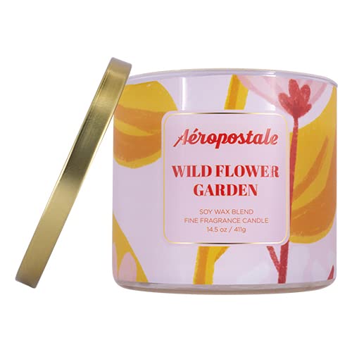 Foto 4 pulgar | Vela Aromática Aeropostale Wild Flower Garden, 60 Horas De Combustión - Venta Internacional.