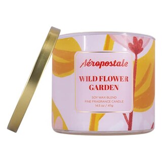 Foto 3 | Vela Aromática Aeropostale Wild Flower Garden, 60 Horas De Combustión - Venta Internacional.