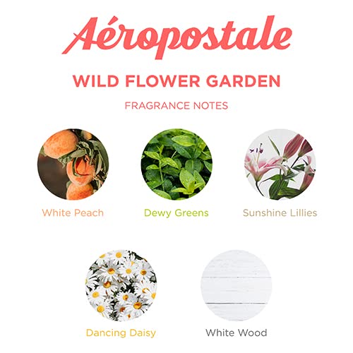 Foto 5 | Vela Aromática Aeropostale Wild Flower Garden, 60 Horas De Combustión - Venta Internacional.