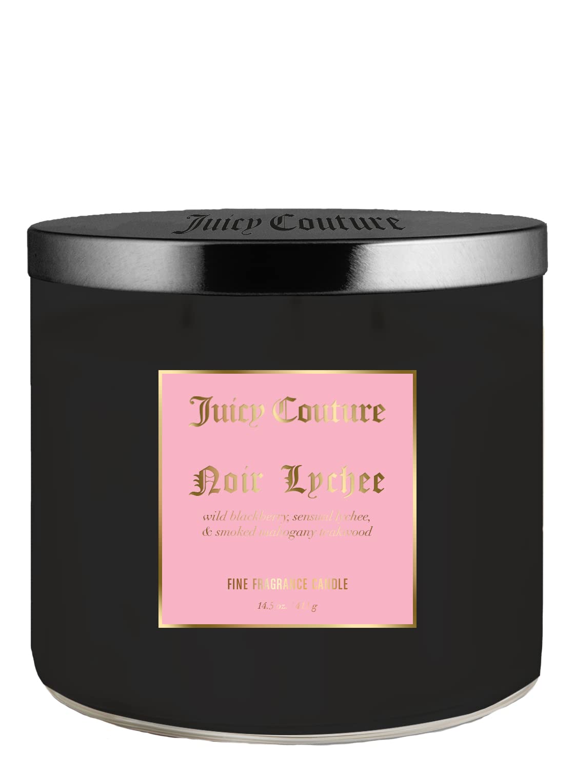 Fragancia Candle Juicy Couture Noir De Lichi De Larga Duración - Venta Internacional.