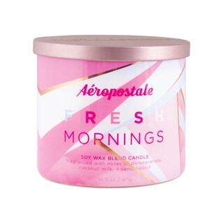 Foto 2 | Vela Aromática Aeropostale Fresh Mornings Soy, 60 Horas De Combustión - Venta Internacional.