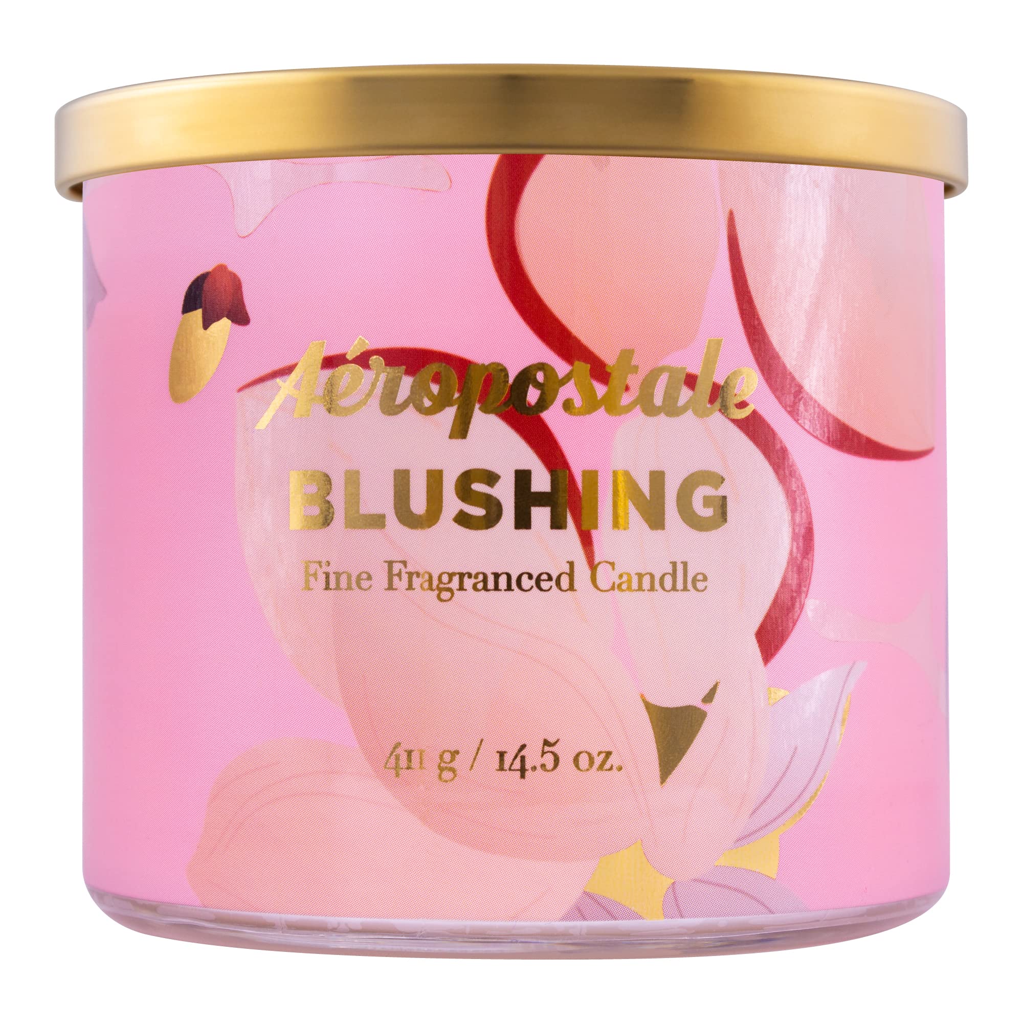Vela Aromática Aeropostale Blushing Soy Con Maracuyá 60h - Venta Internacional.