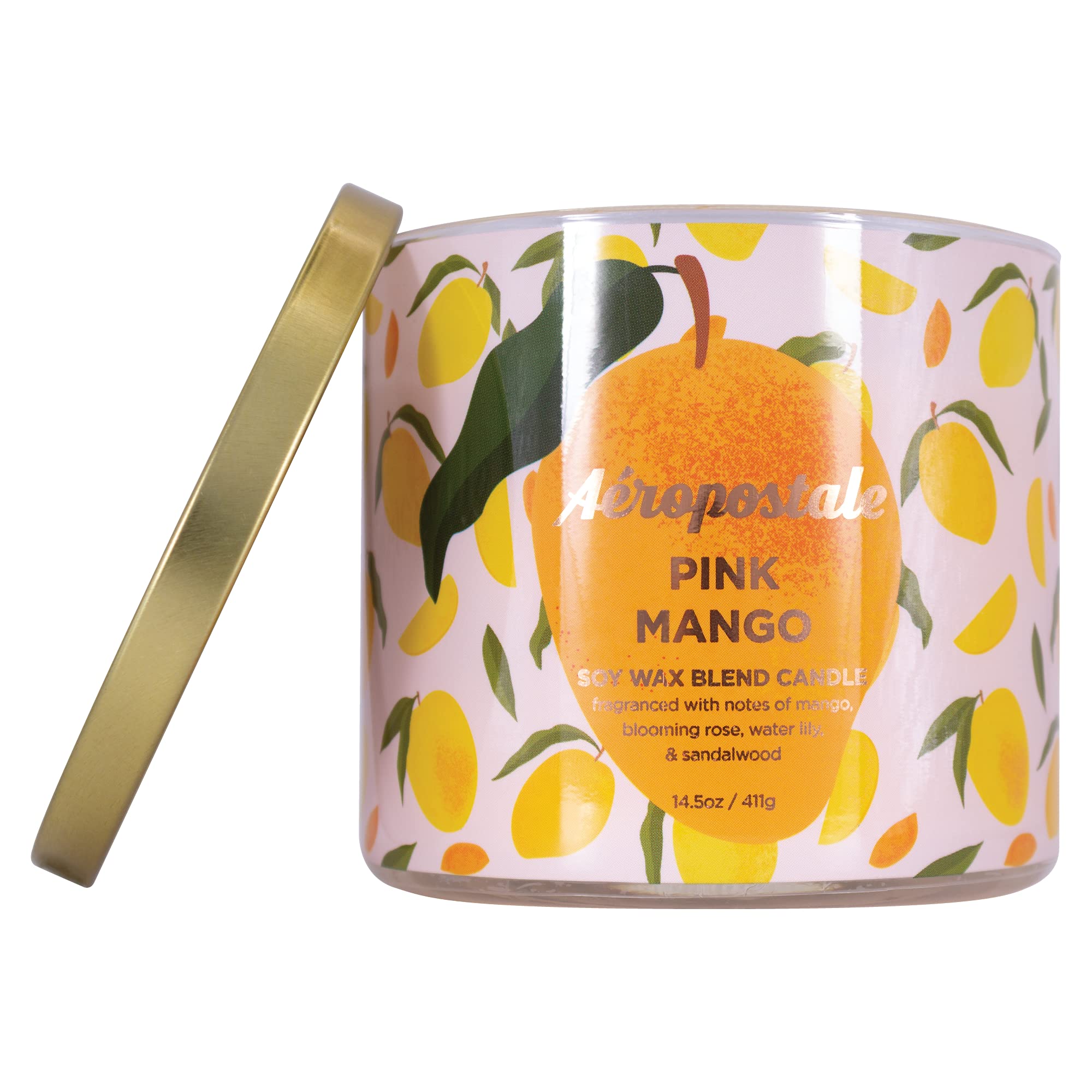Foto 2 | Vela Aromática Aeropostale Mango Rosa y Soja - Venta Internacional