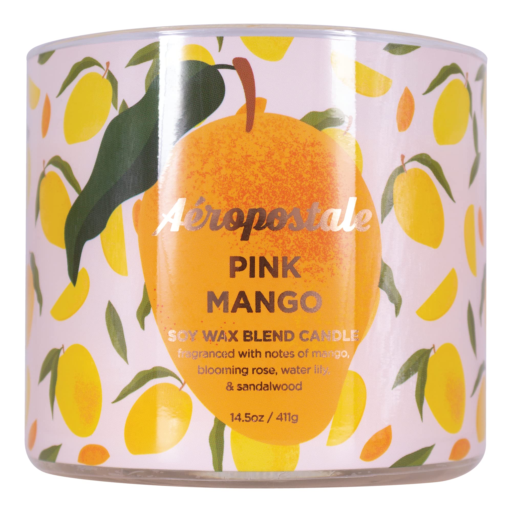 Foto 3 | Vela Aromática Aeropostale Mango Rosa y Soja - Venta Internacional