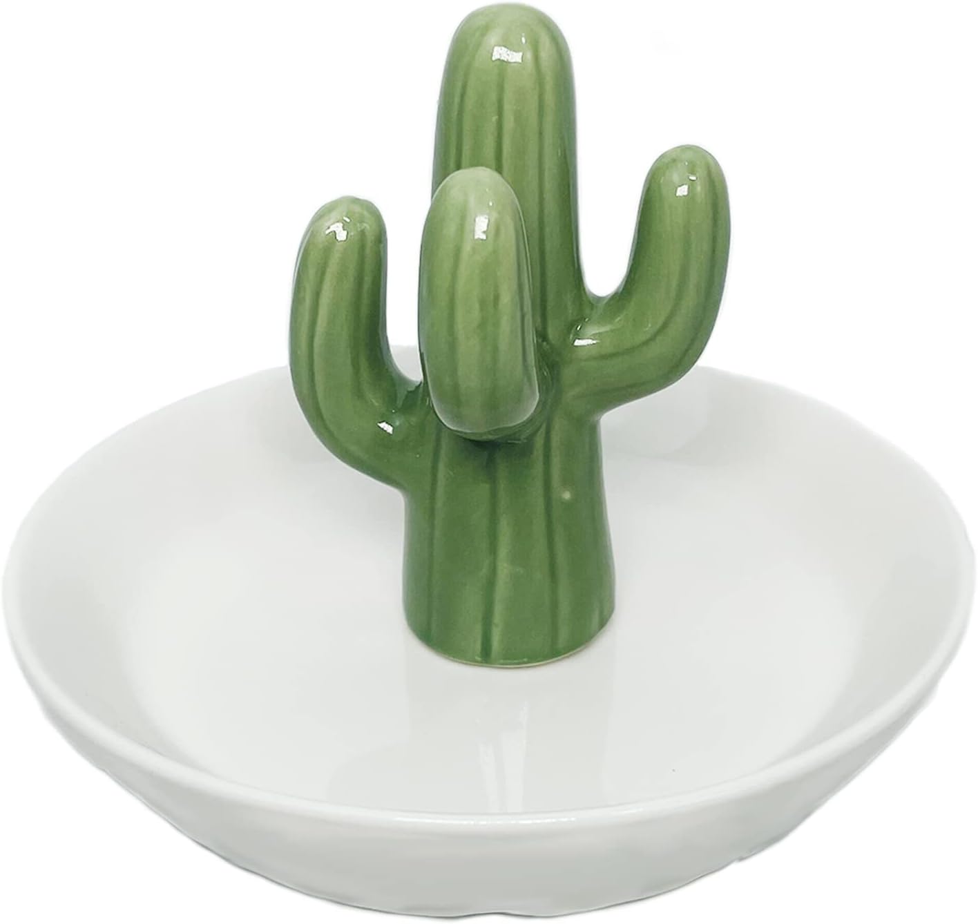 Foto 7 pulgar | Soporte De Cerámica Para Anillos Con Forma De Cactus, Regalo Para El Día De La Madre, Anillo Con For - Venta Intern