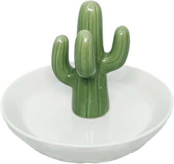 Foto 6 | Soporte De Cerámica Para Anillos Con Forma De Cactus, Regalo Para El Día De La Madre, Anillo Con For - Venta Intern