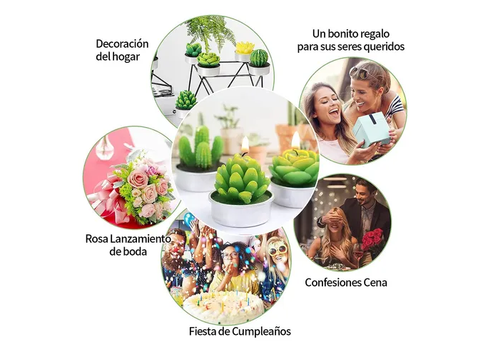 Foto 6 pulgar | Velas Aromáticas 18 Piezas