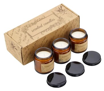 Foto 1 | Xtellar Trío De Velas Aromáticas De Soya Pura Para Decoración Y Aromaterapia, 3.5oz