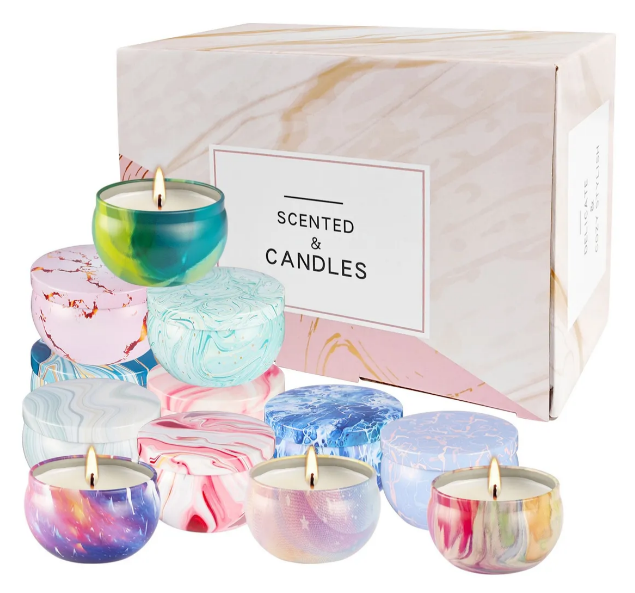 Foto 1 | Xtellar - Colección Premium De 12 Velas Aromáticas Ecológicas De Cera De Soja