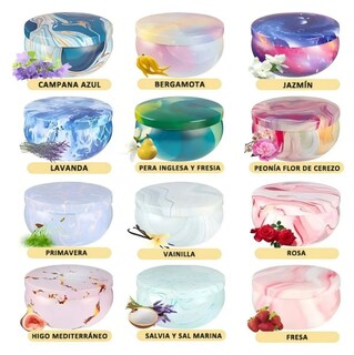 Foto 3 | Xtellar - Colección Premium De 12 Velas Aromáticas Ecológicas De Cera De Soja