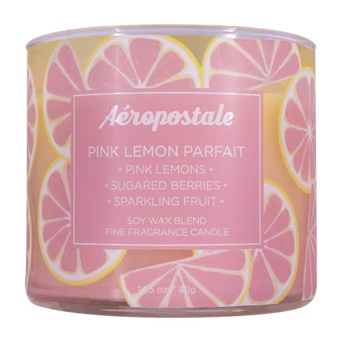 Foto 3 pulgar | Vela Aromática Aeropostale Pink Lemon Parfait Soy 60h Burn - Venta Internacional.