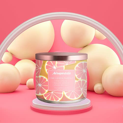 Foto 4 pulgar | Vela Aromática Aeropostale Pink Lemon Parfait Soy 60h Burn - Venta Internacional.