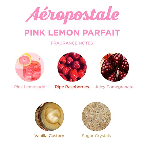 Foto 5 pulgar | Vela Aromática Aeropostale Pink Lemon Parfait Soy 60h Burn - Venta Internacional.