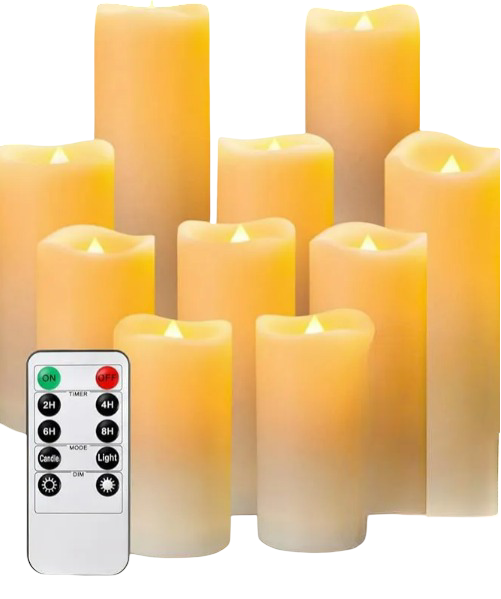 Foto 1 | Velas Eléctricas Xtellar 10 Piezas + Control